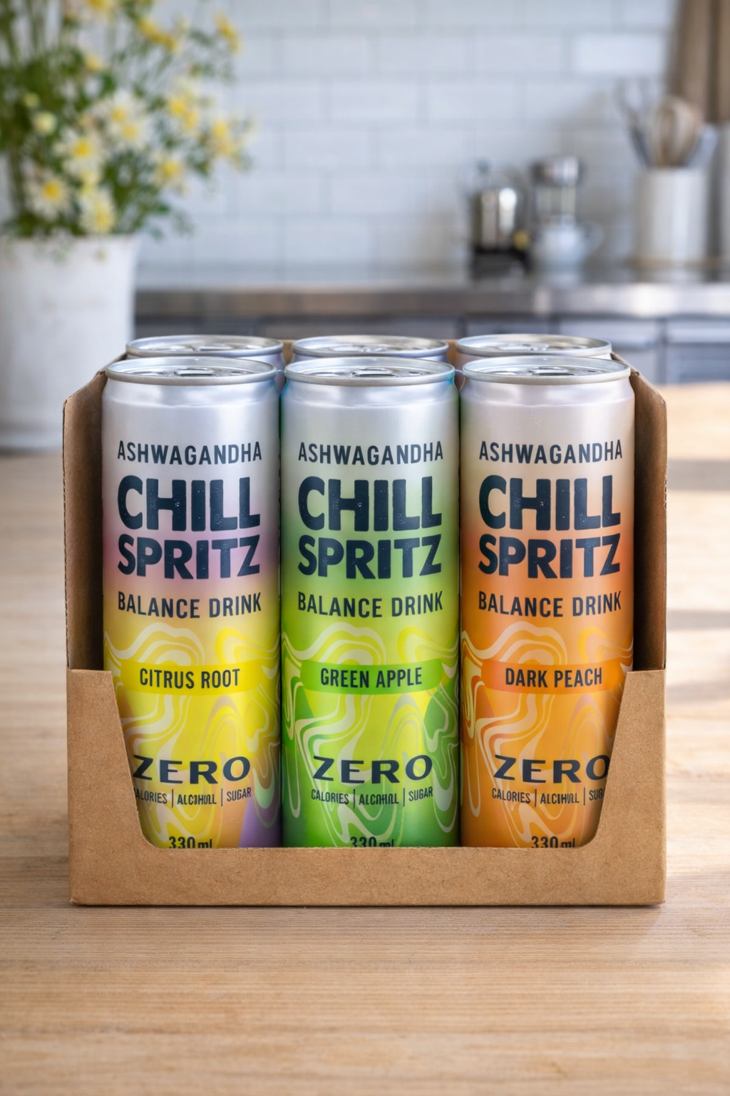 Chill Spritz Mixed Flavours - Fizzy drink can, 330 ml