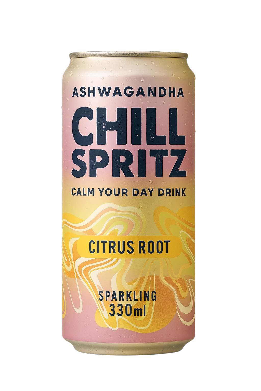 Chill Spritz Citrus Root - Fizzy drink can, 330 ml
