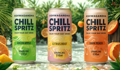 Chill Spritz Ashwagandha Fizzy Drink 330ml Mixed Flavour