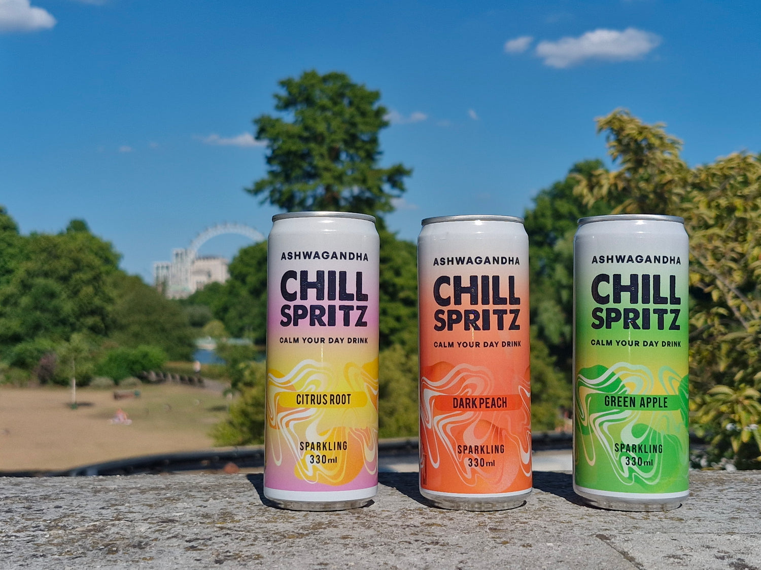 Chill Spritz Ashwagandha Fizzy Drink 330ml Mixed Flavour