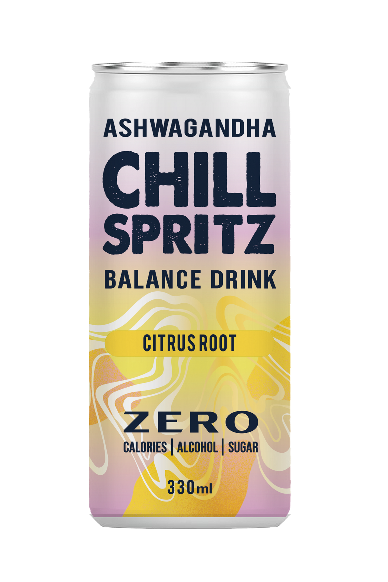 Chill Spritz Citrus Root - Fizzy drink can, 330 ml