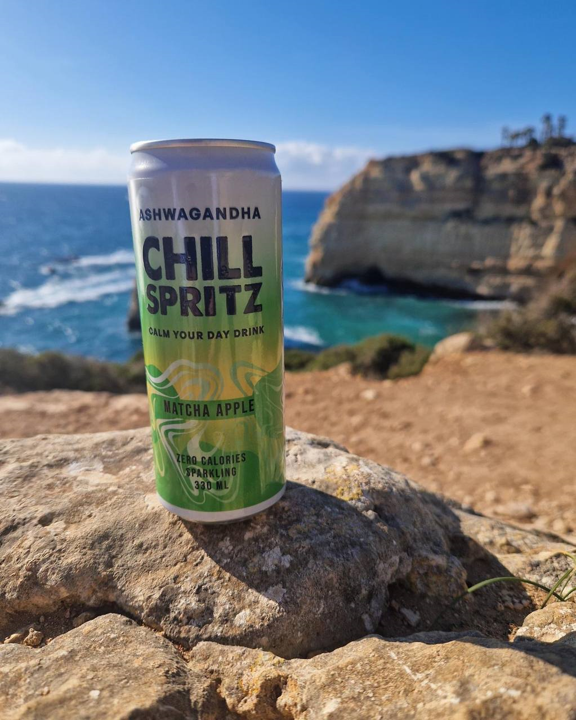 Chill Spritz - Fizzy drink with Ashwagandha - Green Apple, 330 ml